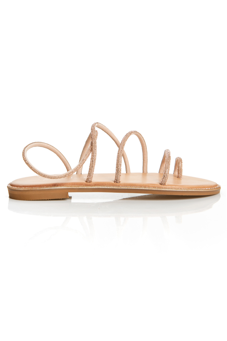 “I am glamorous” sandal (209PR/777) – BRONZO