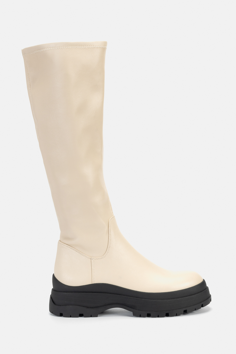 Μπότες Ελαστικές, Κάτω από το Γόνατο (85202) – WHITE